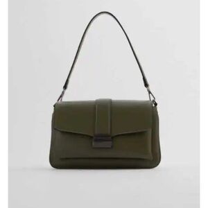 Zara shoulder beg olive